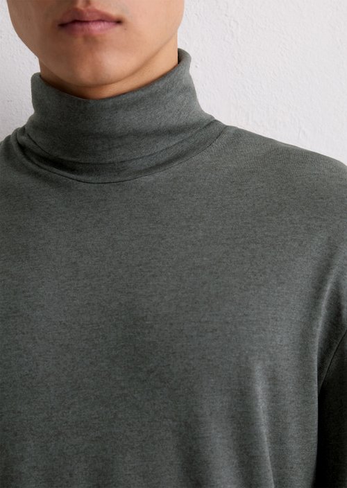 Regular turtleneck longsleeve — Light Graphite