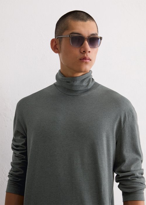 Regular turtleneck longsleeve — Light Graphite