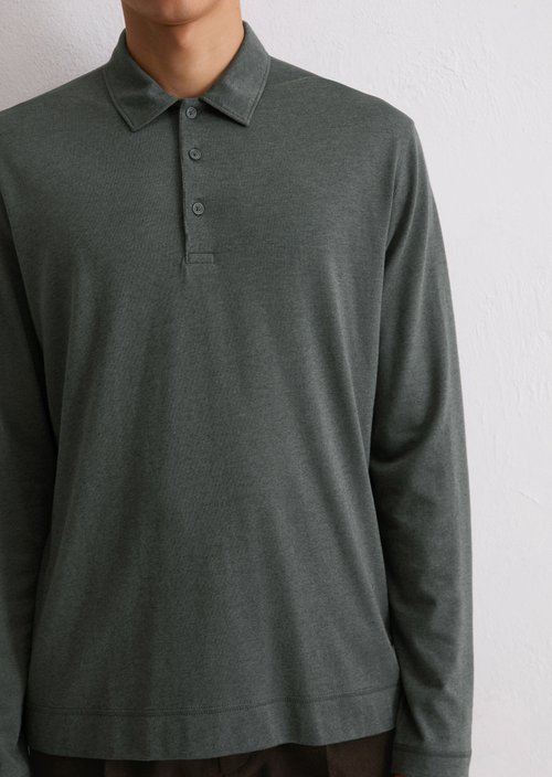 Regular polo shirt — Light Graphite