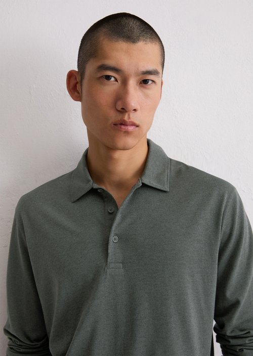 Regular polo shirt — Light Graphite