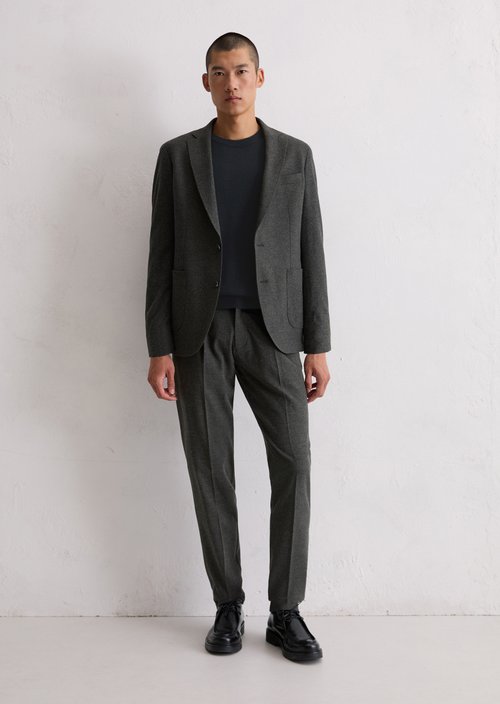 Jacket shaped — Dark Grey Melange