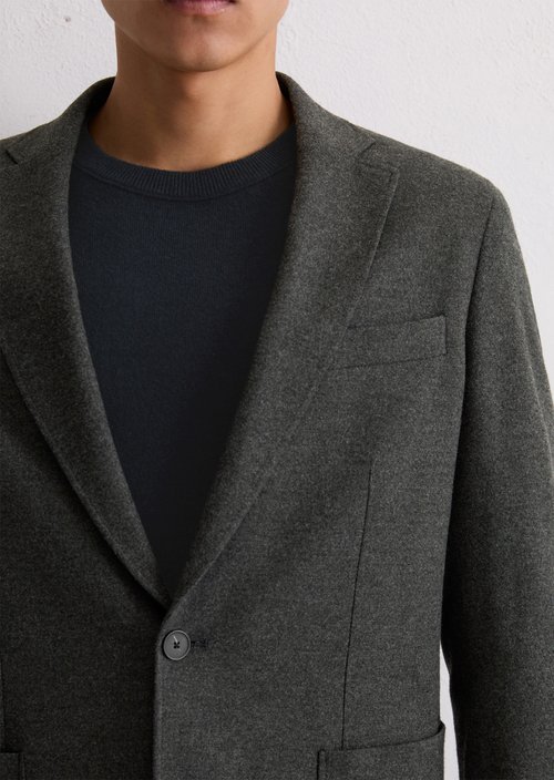 Jacket shaped — Dark Grey Melange