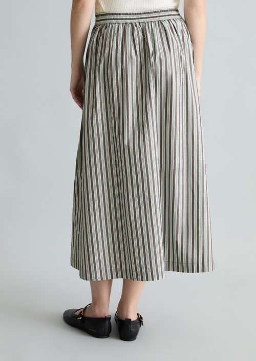 Flared skirt — Dark Brown