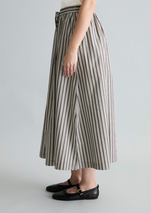 Flared skirt — Dark Brown