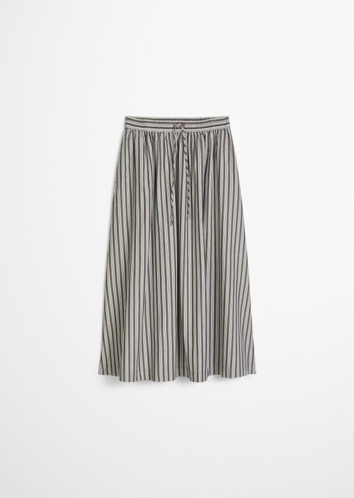 Flared skirt — Dark Brown