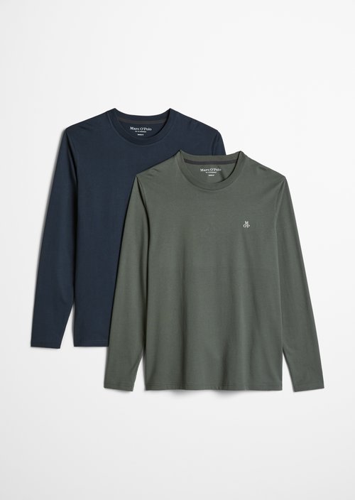 Double pack longsleeve shaped — Dark Blue