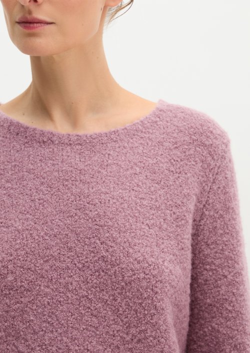 Bouclé sweater regular — Gentle Mauve