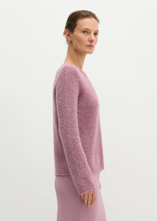 Bouclé sweater regular — Gentle Mauve