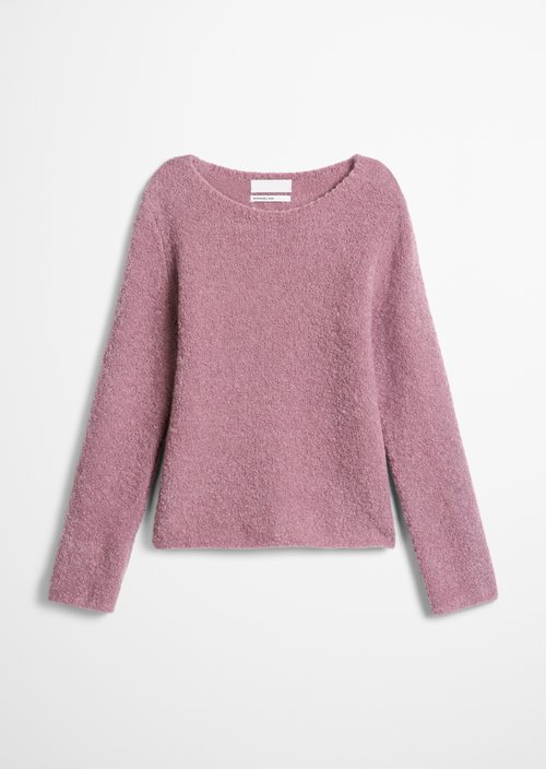 Bouclé sweater regular — Gentle Mauve