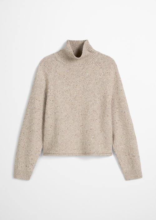 Tweed sweater regular — Chalky Mauve Melange