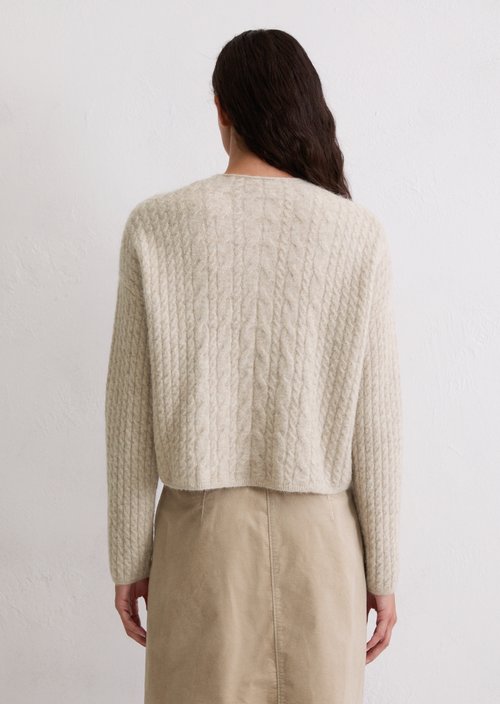Cardigan regular — Chalky Mauve Melange
