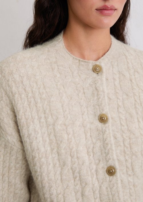 Cardigan regular — Chalky Mauve Melange