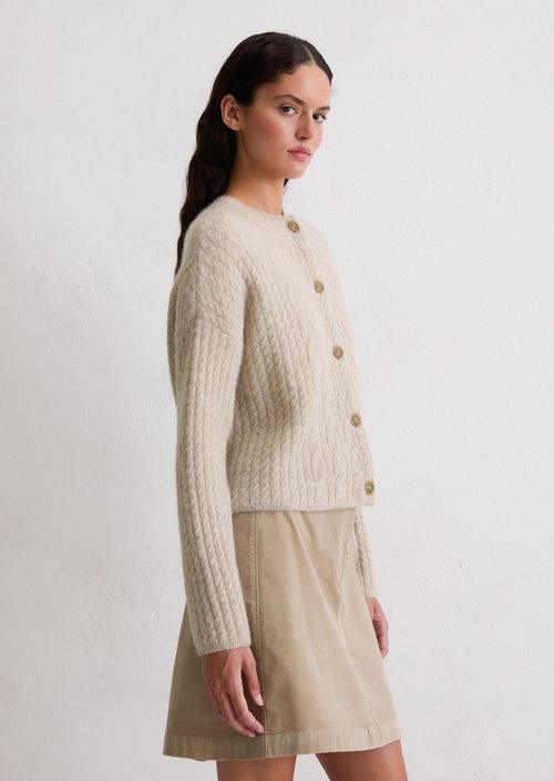 Cardigan regular — Chalky Mauve Melange