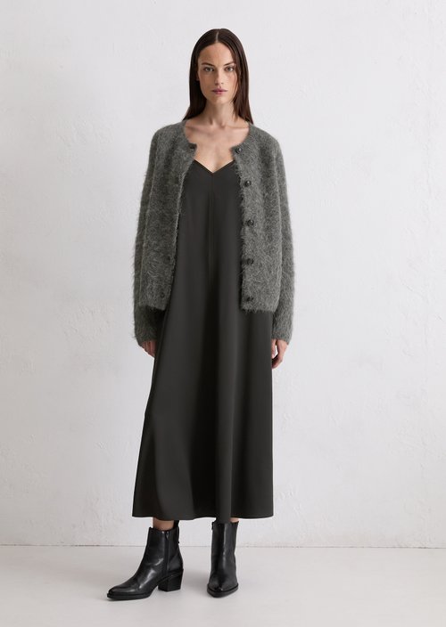 Cardigan regular — Rocky Grey Melange