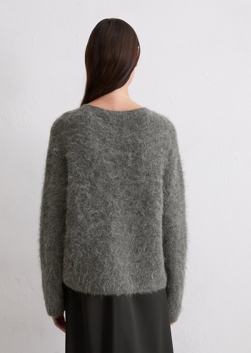 Cardigan regular — Rocky Grey Melange