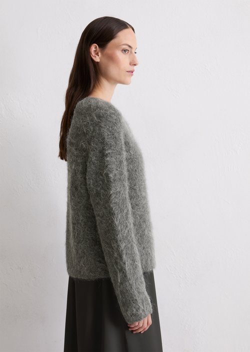 Cardigan regular — Rocky Grey Melange