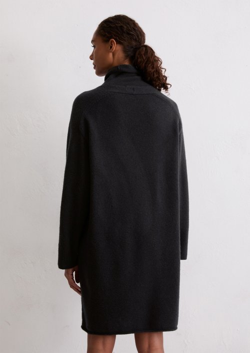 Relaxed knit dress — Black