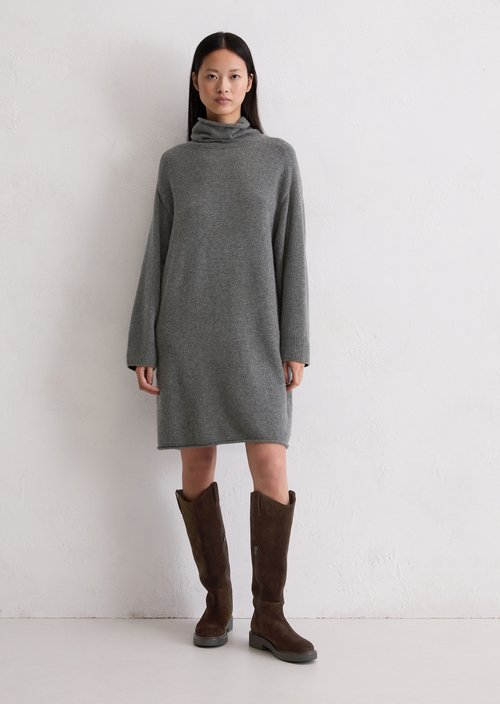 Relaxed knit dress — Rocky Grey Melange