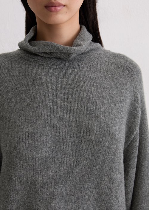 Relaxed knit dress — Rocky Grey Melange