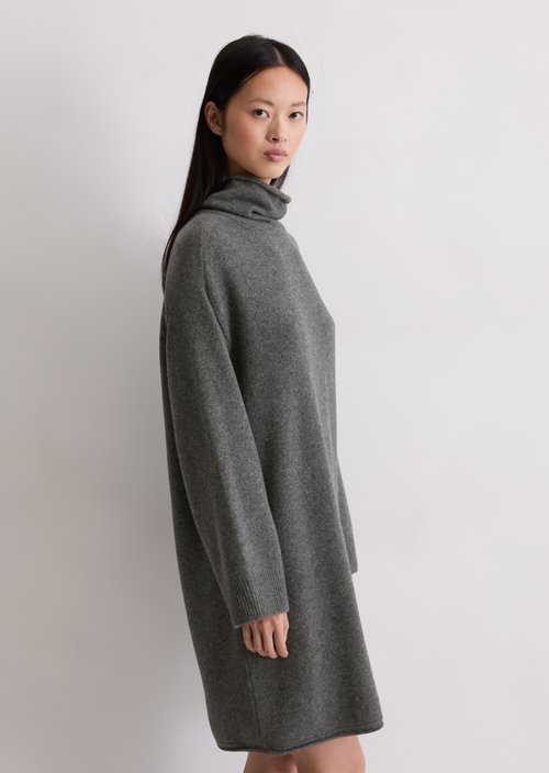 Relaxed knit dress — Rocky Grey Melange