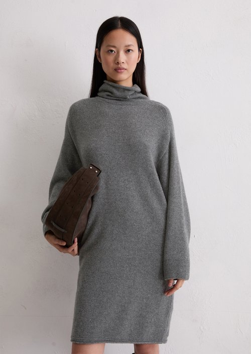 Relaxed knit dress — Rocky Grey Melange