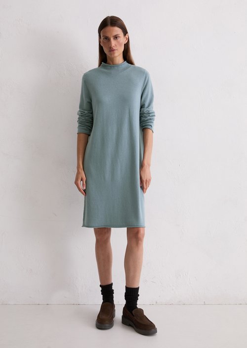 Knitted dress regular — Slate Blue