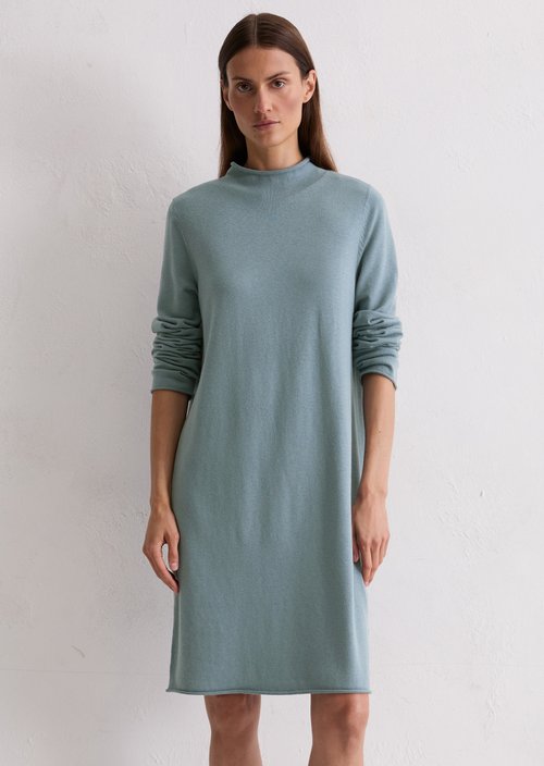 Knitted dress regular — Slate Blue