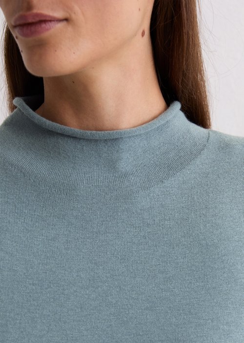 Knitted dress regular — Slate Blue