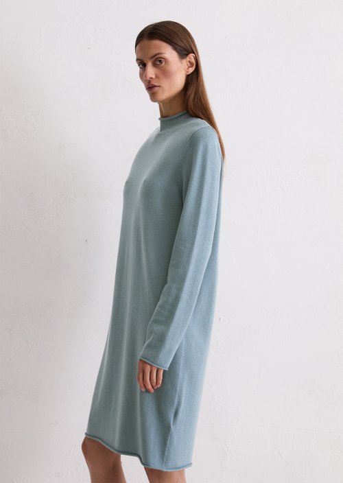 Knitted dress regular — Slate Blue