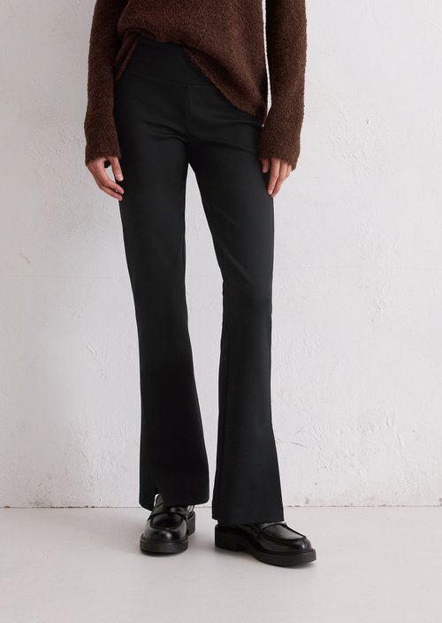 Jersey pants regular — Black