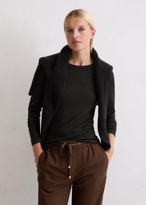 Longsleeve regular — Black