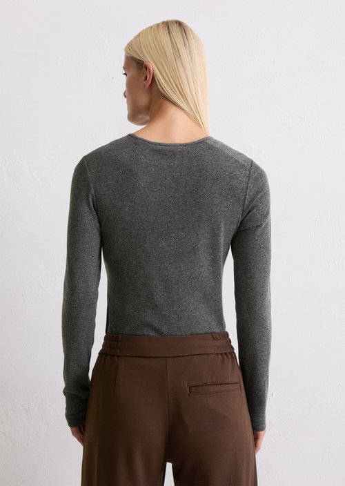 Longsleeve regular — Rocky Grey Melange