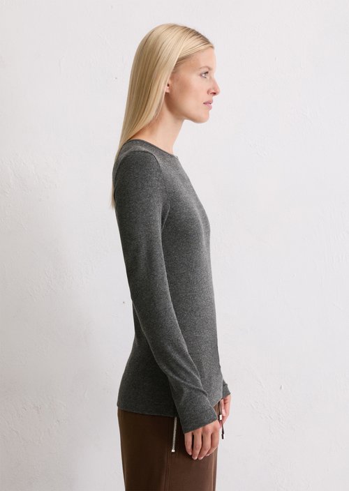 Longsleeve regular — Rocky Grey Melange