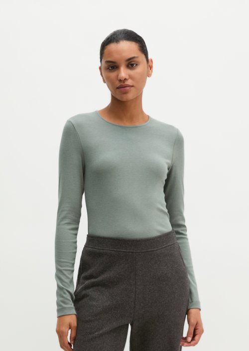 Longsleeve regular — Foggy Blue