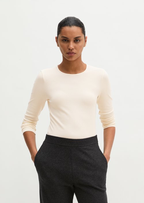 Longsleeve regular — Chalky Sand