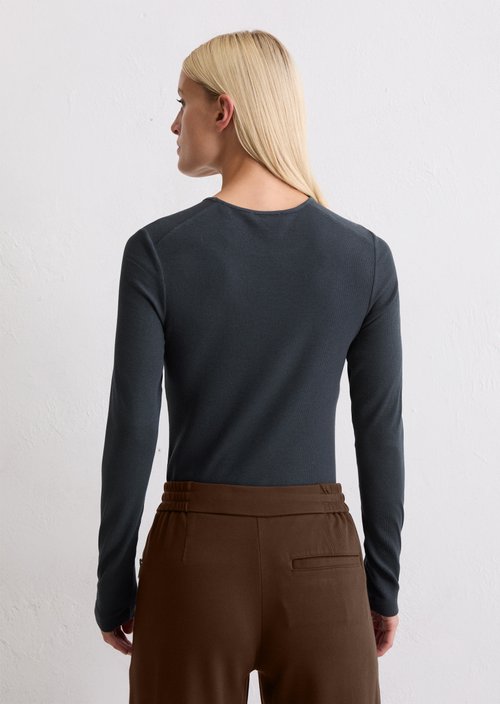 Longsleeve regular — Dark Navy