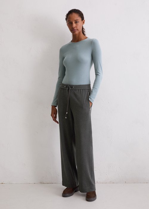 Longsleeve regular — Slate Blue