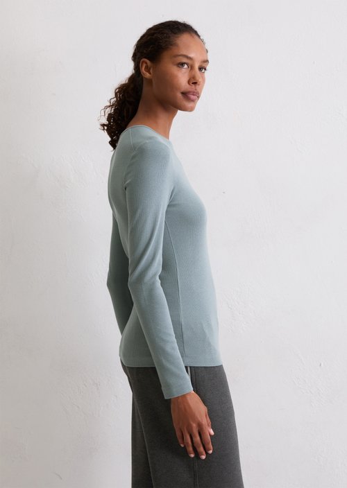Longsleeve regular — Slate Blue