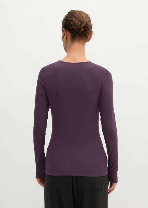 Longsleeve regular — Pure Plum