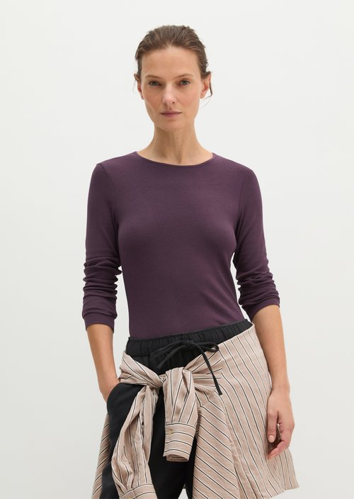 Longsleeve regular — Pure Plum