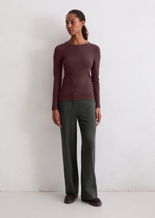 Longsleeve regular — Black Cherry