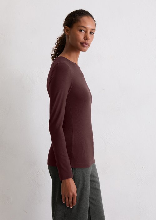 Longsleeve regular — Black Cherry