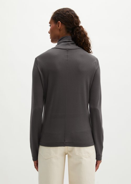 Regular turtleneck longsleeve — Broken Graphite