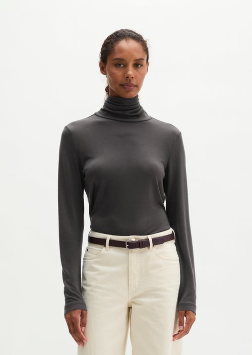Regular turtleneck longsleeve — Broken Graphite