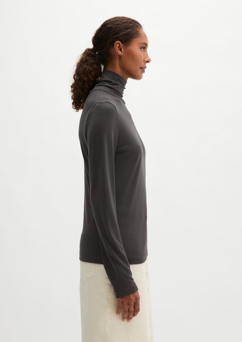 Regular turtleneck longsleeve — Broken Graphite