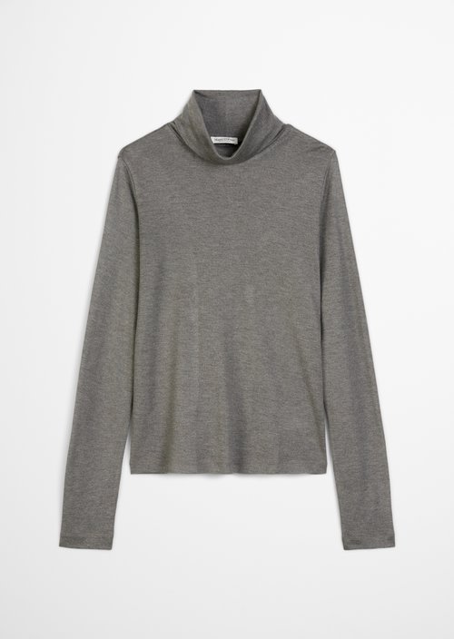 Regular turtleneck longsleeve — Rocky Grey Melange