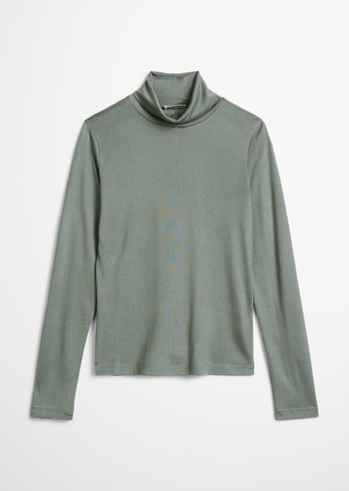 Regular turtleneck longsleeve — Foggy Blue
