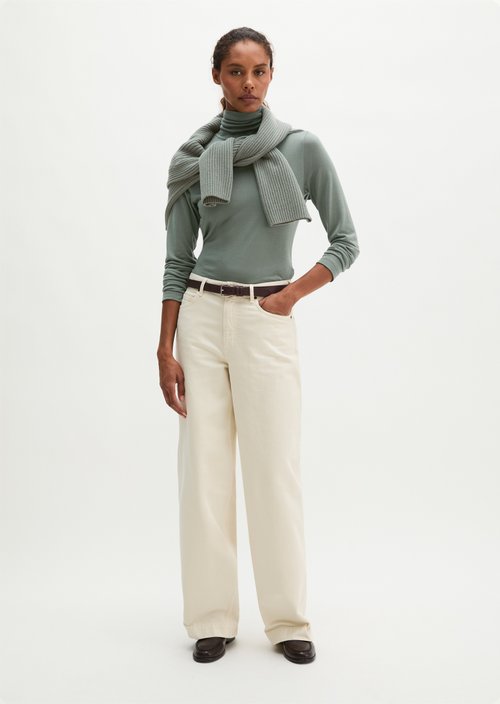 Regular turtleneck longsleeve — Foggy Blue