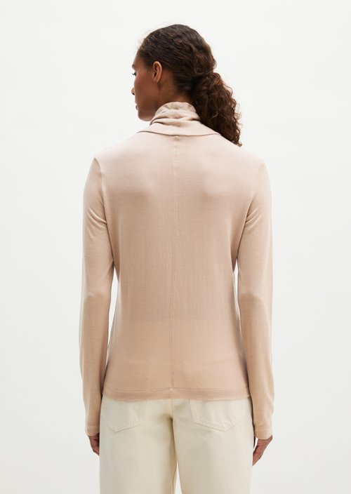 Regular turtleneck longsleeve — Chalky Mauve