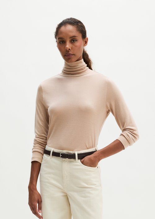 Regular turtleneck longsleeve — Chalky Mauve